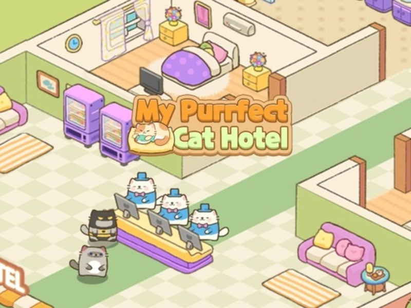 Jogo Meu hotel de gato ronzeireiro online