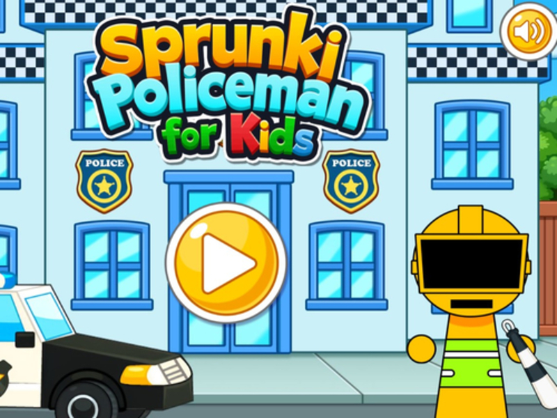 Jogo Sprunki Policeman for Kids online