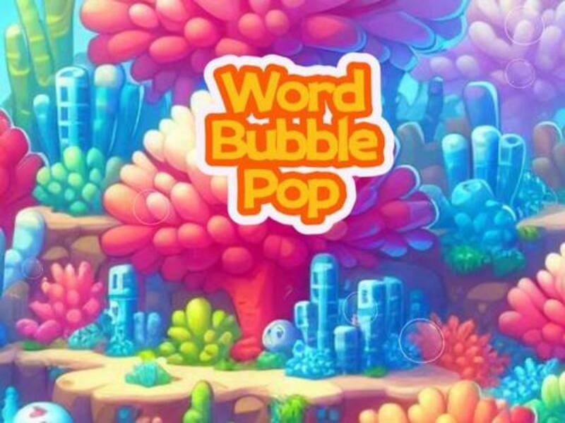 Jogo Bubble de palavras pop online