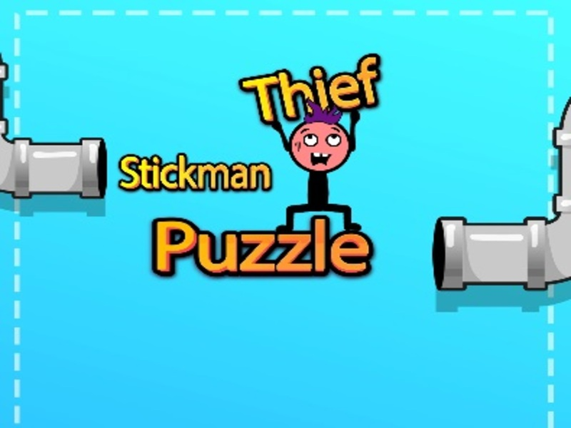 Jogo Quebra-cabeça de ladrão stickman online