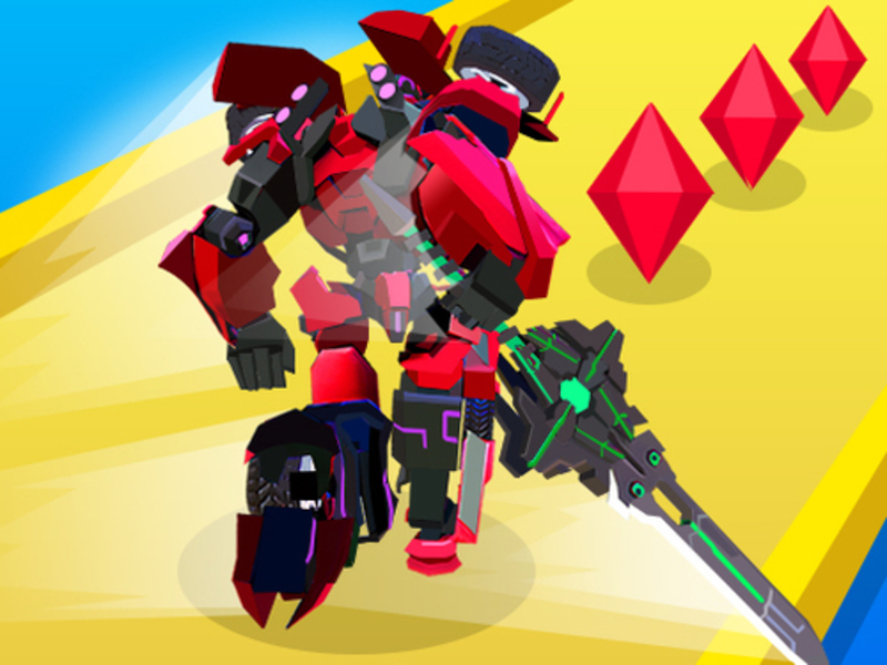Jogo Robot Runner Fight online