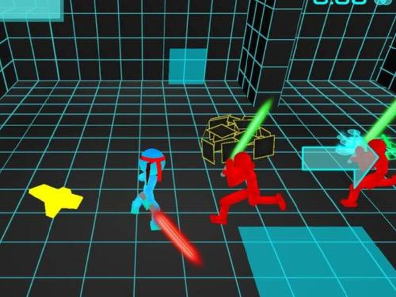Jogo Stickman Neon Sword lutando online