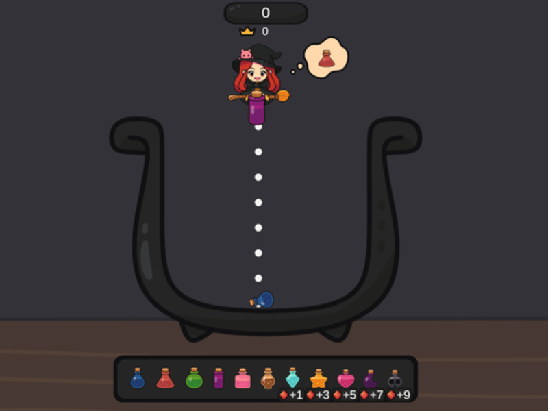 Jogo Poção Mesclar bruxa online