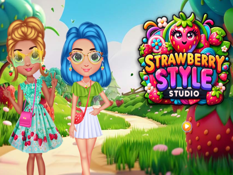 Jogo Studio de estilo de morango online