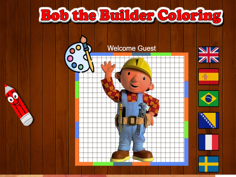Jogo Bob the Builder Coloring online