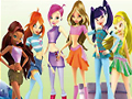 Jogo Coleção de quebra -cabeça do Winx Club  online