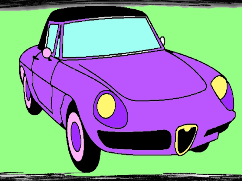 Jogo Alfa Romeo coloração online