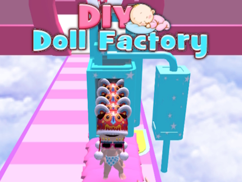 Jogo Fábrica de bonecas DIY online