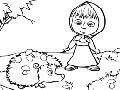 Jogo Masha e o ouriço  online