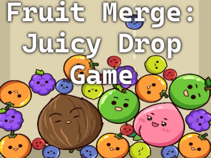 Jogo Merge de frutas: jogo de gota suculenta online