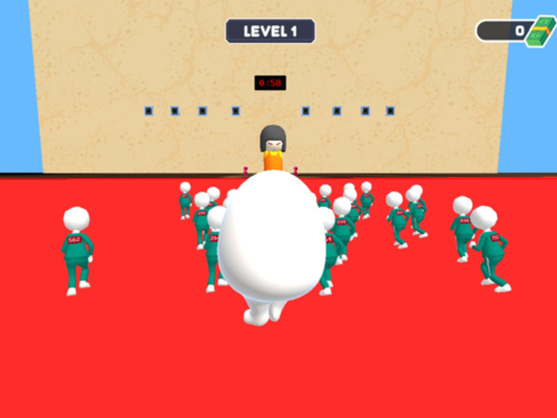 Jogo Eggdog Red Light Green Light online