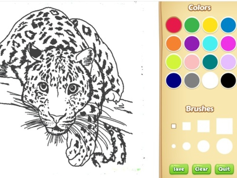 Jogo Livro de colorir de animais realistas para crianças online