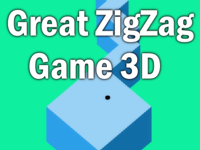 Jogo Ótimo jogo em zigue -zague 3D online