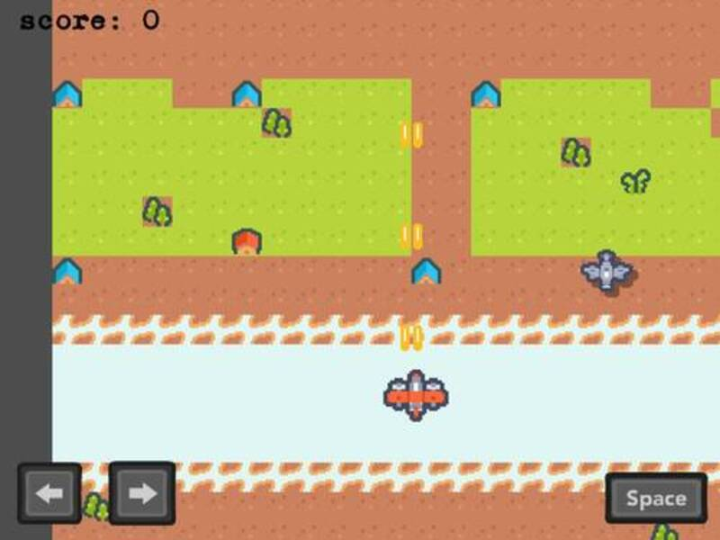 Jogo Tiro de avião 2D online