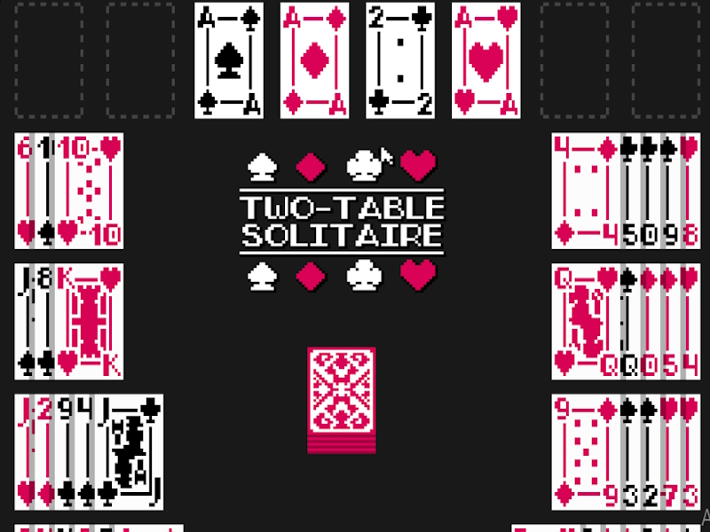 Jogo Solitaire de duas tabela online