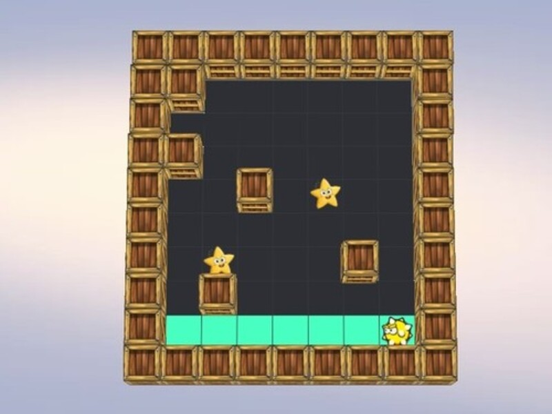 Jogo Pesquisa de estrela do labirinto de cores online