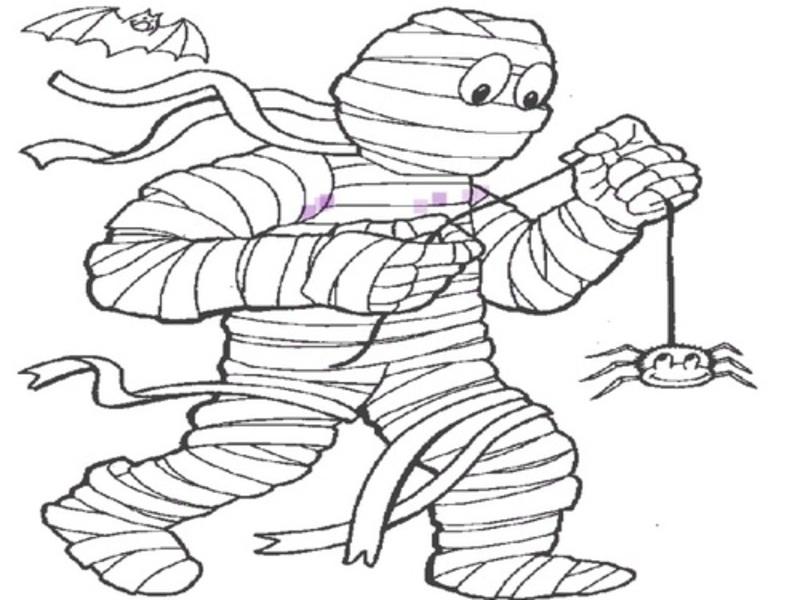 Jogo Livro para colorir da múmia online