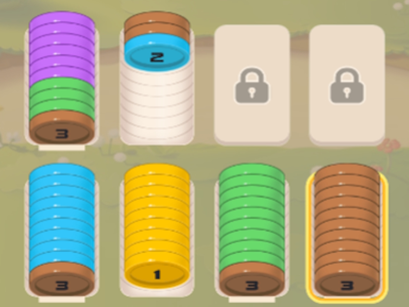 Jogo Moeda colorida online