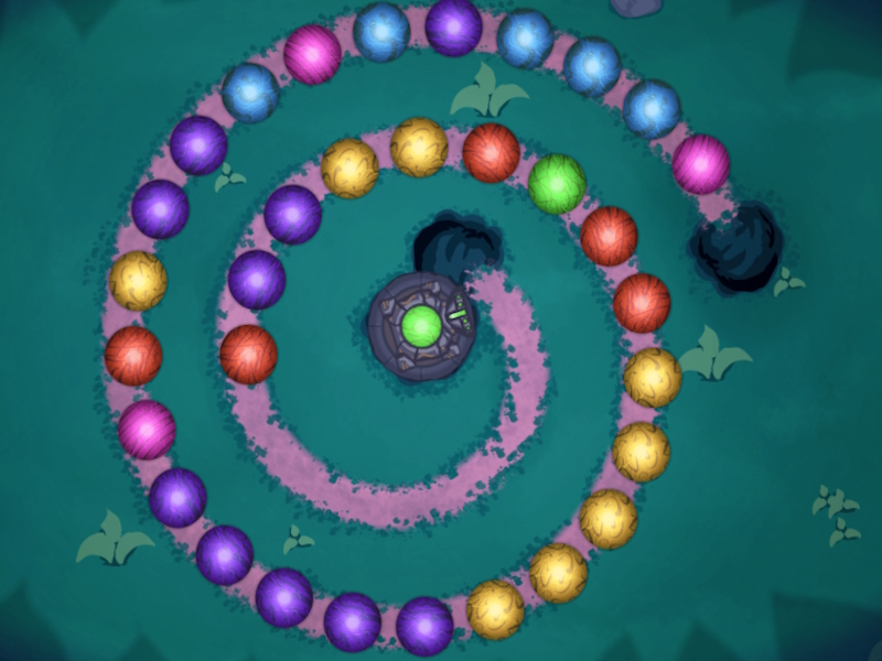 Jogo Espiral de mármore online