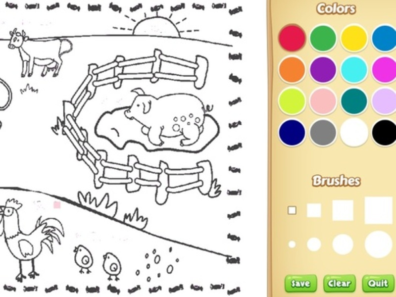 Jogo Livro de colorir agricultura para crianças online