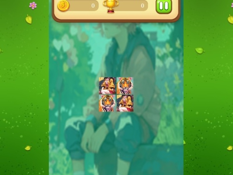 Jogo Combinação de memória do tigre de anime online