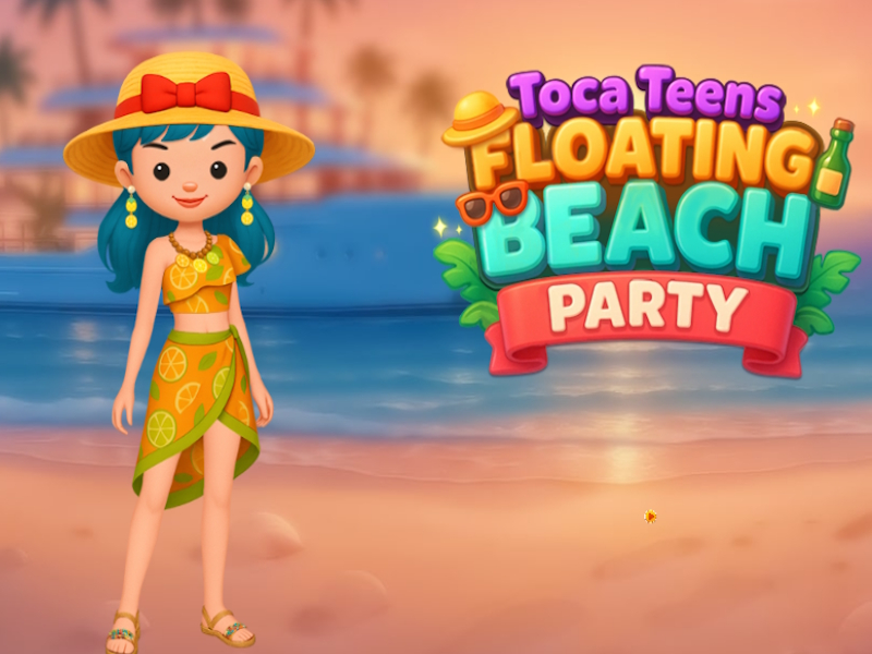 Jogo Toca adolescentes Festa de praia flutuante online