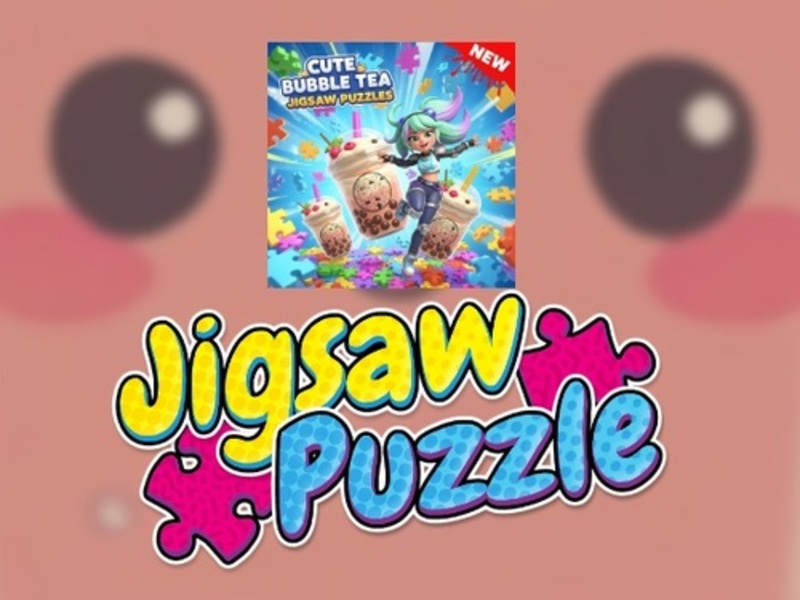 Jogo Quebra-cabeças fofos de chá de bolhas online