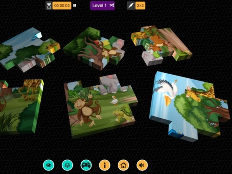 Jogo Quebra-cabeça 3D online