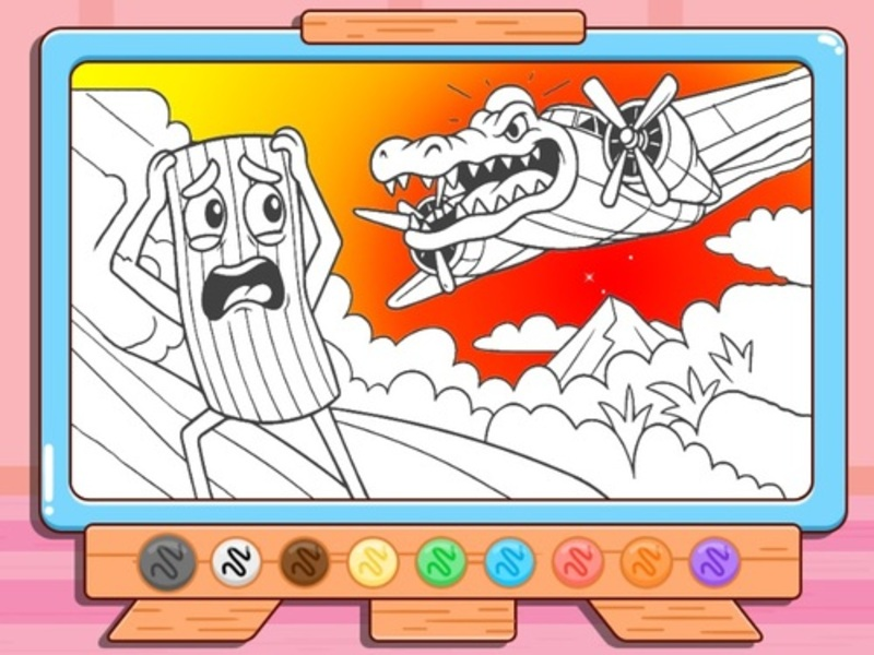Jogo Livro para colorir: Bombardino Crocodilo online