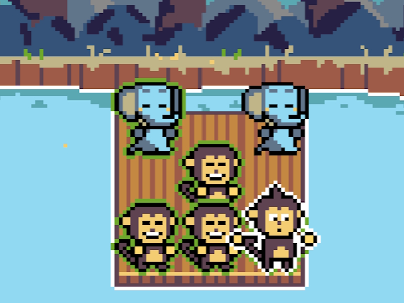 Jogo Colegas de balsa online