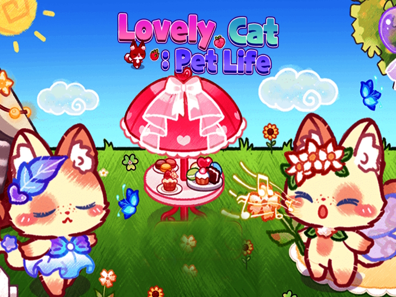 Jogo Lindo gato: vida de animais de estimação online