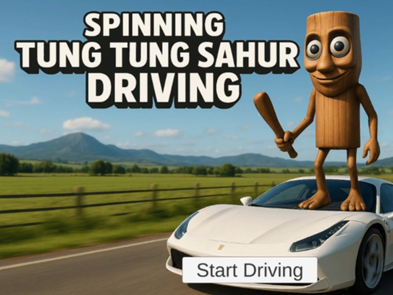 Jogo Girando tung tung sahur dirigindo online