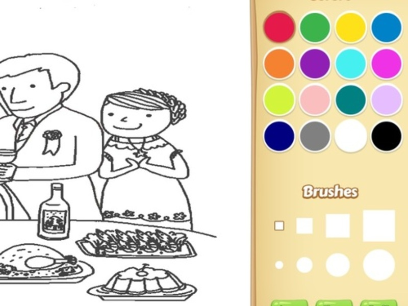 Jogo Livro para colorir de casamento para crianças online
