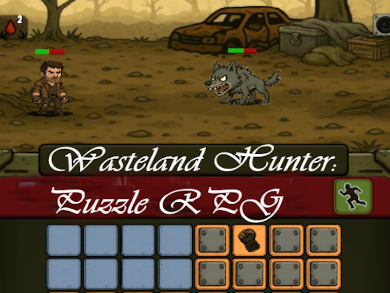 Jogo Wasteland Hunter: Puzzle RPG online