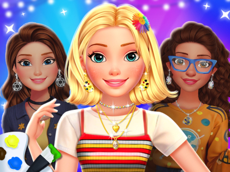 Jogo Ellie e Friends Art Bloom estética online
