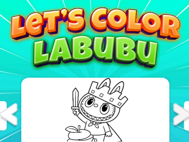 Jogo Vamos colorir Labubu online