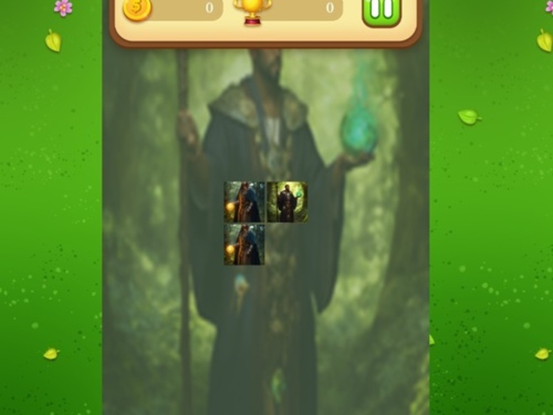 Jogo Nature Druid Memory Match online