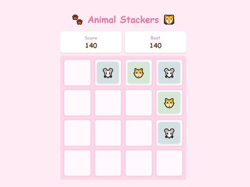 Jogo Empilhadores de animais online