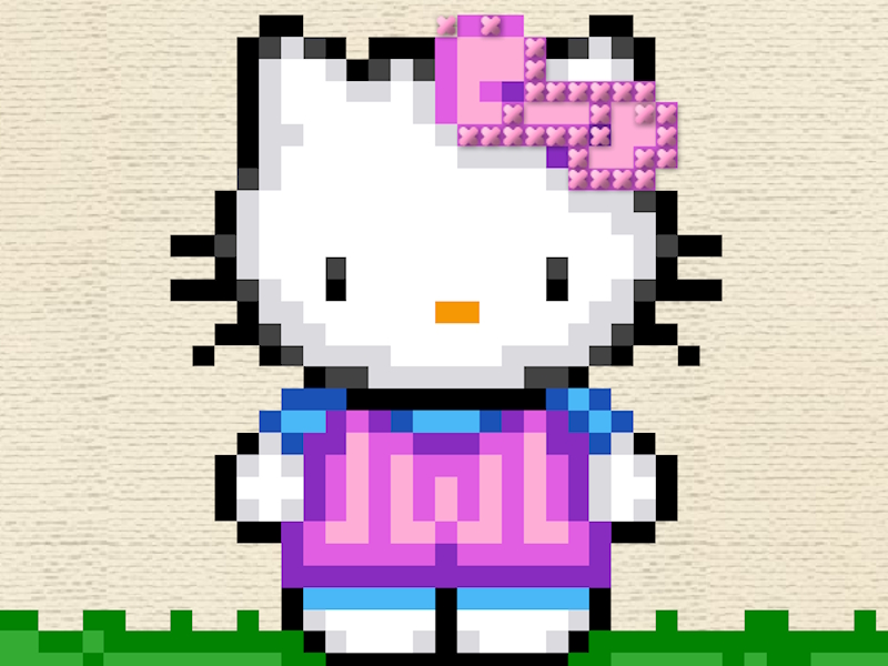 Jogo Hello Kitty Cross Stitch online