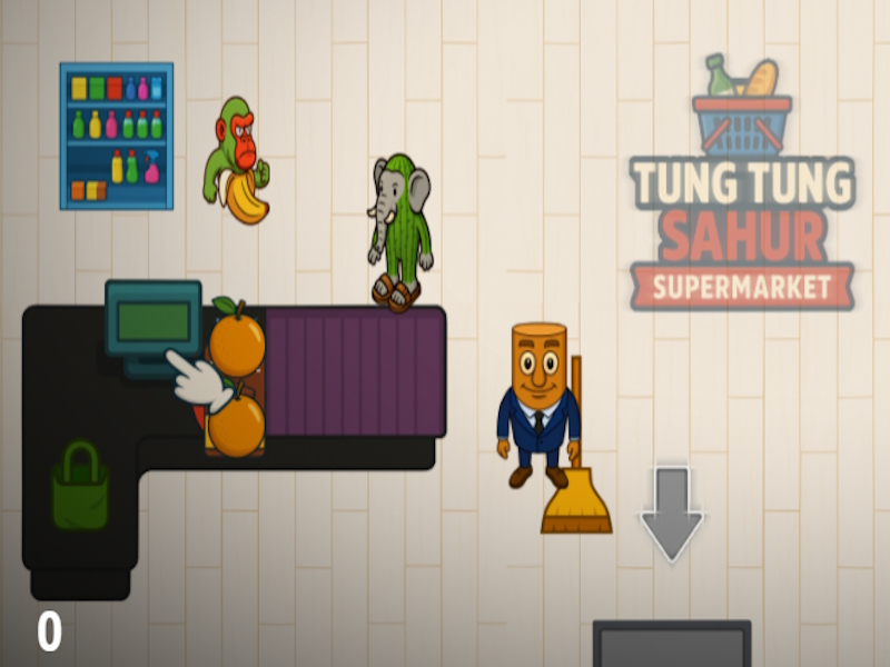 Jogo Supermercado Tung Tung Sahur online