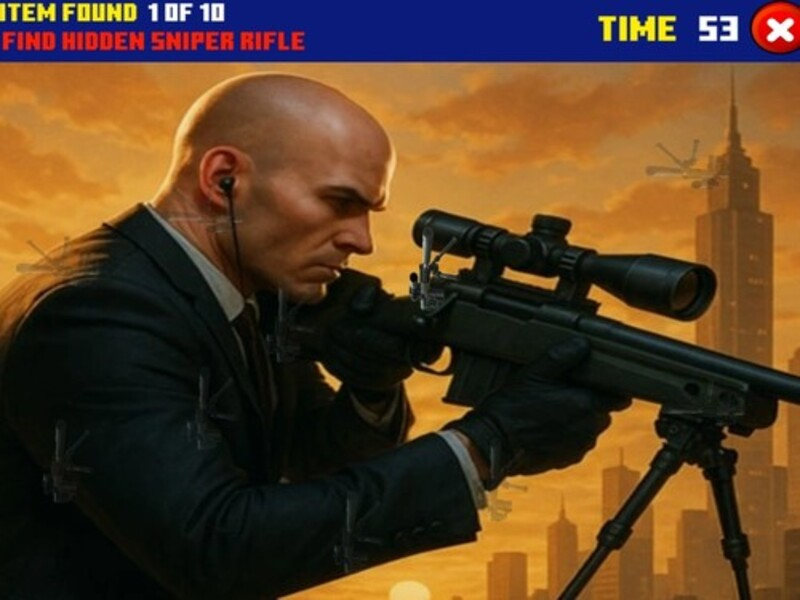 Jogo Sr. Sniper escondido rifle online