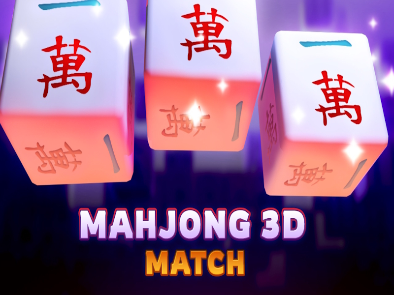 Jogo Match 3D Mahjong online