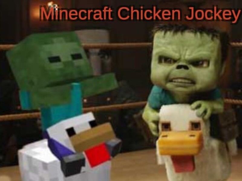Jogo Minecraft Chicken Jockey online